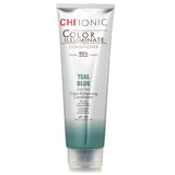 Ionic Color Illuminate Conditioner in Teal Blue, 251ml; enhances color, deeply moisturizes, and suitable for all hair types.