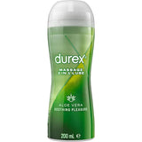Durex Play Lube Massage Gel 2 In 1 With Soothing Aloe Vera 200mL