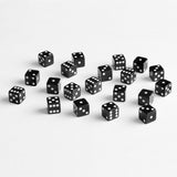 Q Workshop - Full Pack of D6s: Black&White