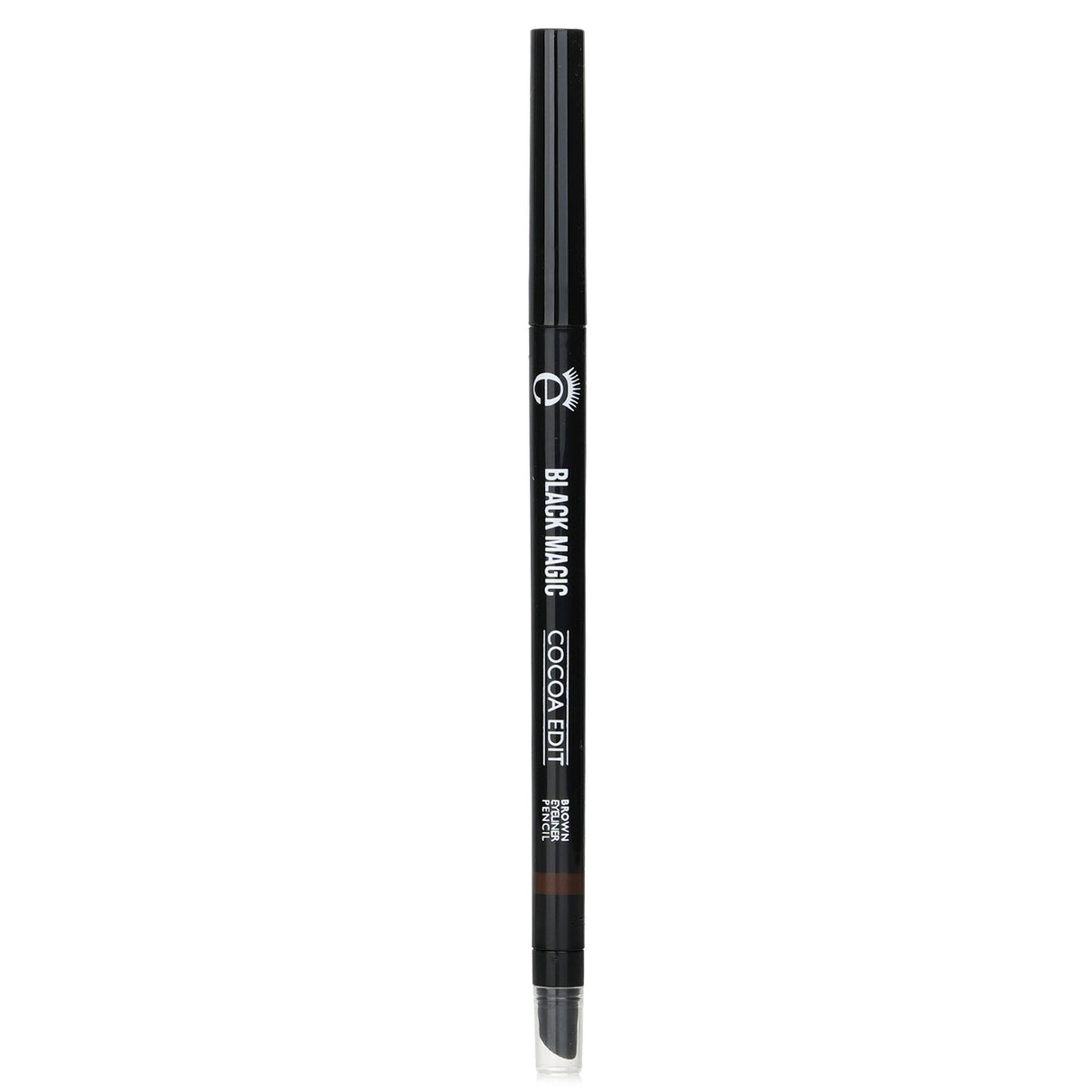 Eyeko Black Magic Cocoa Pencil Eyeliner in #Brown, a waterproof, long-lasting gel formula for versatile eye looks.