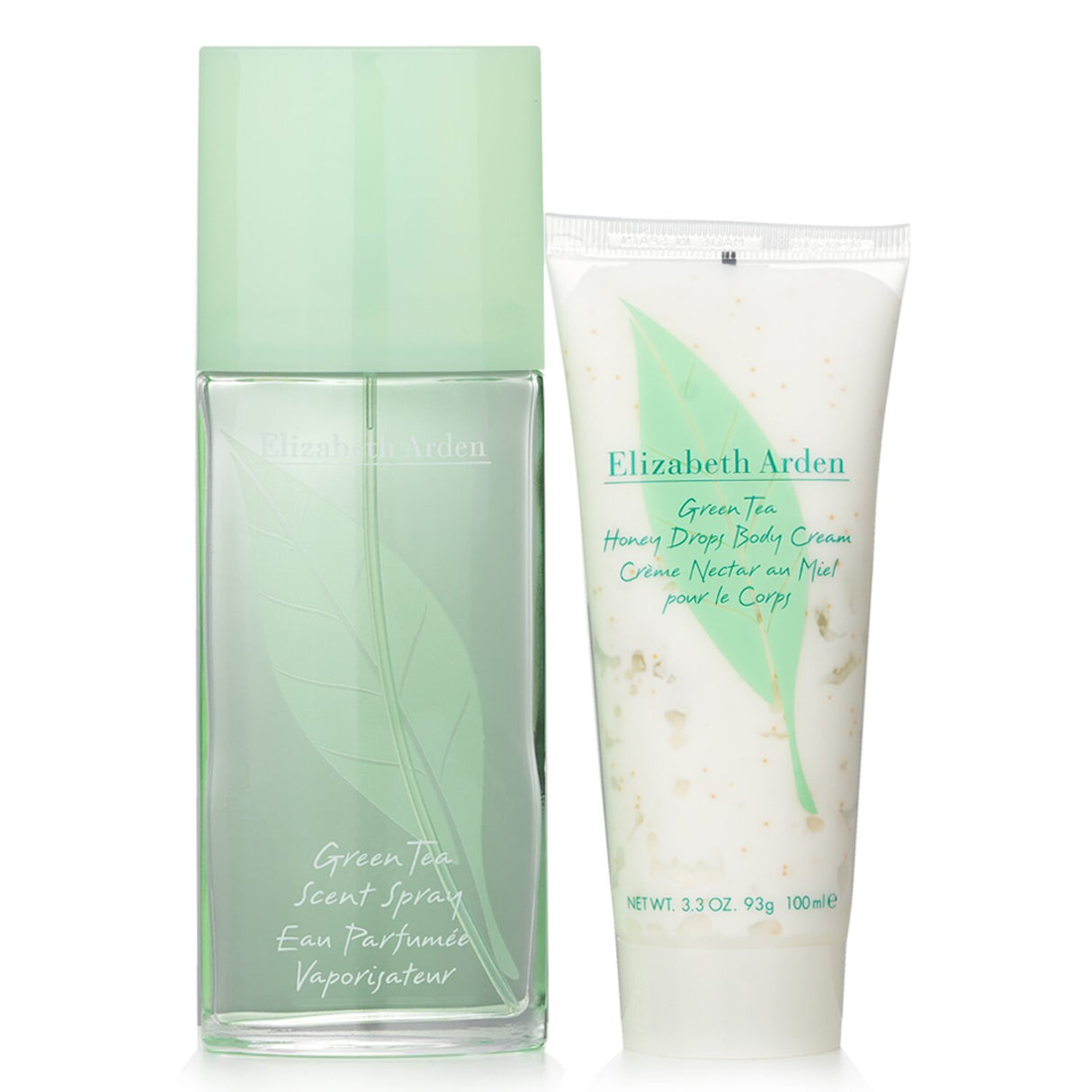 Luxurious Elizabeth Arden Green Tea Coffret with Eau Parfumee Spray and Honey Drops Body Cream for refreshing elegance.