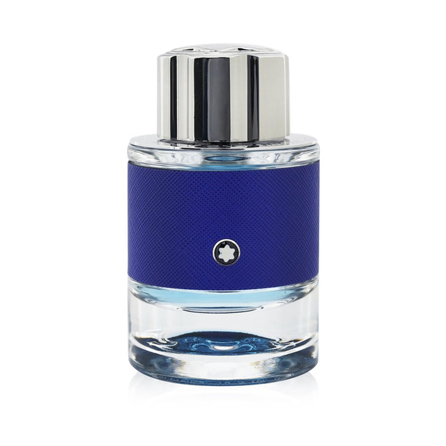 Montblanc Explorer Ultra Blue Eau De Parfum Spray, 60ml, a vibrant citrus fragrance for men, ideal for daytime adventures.