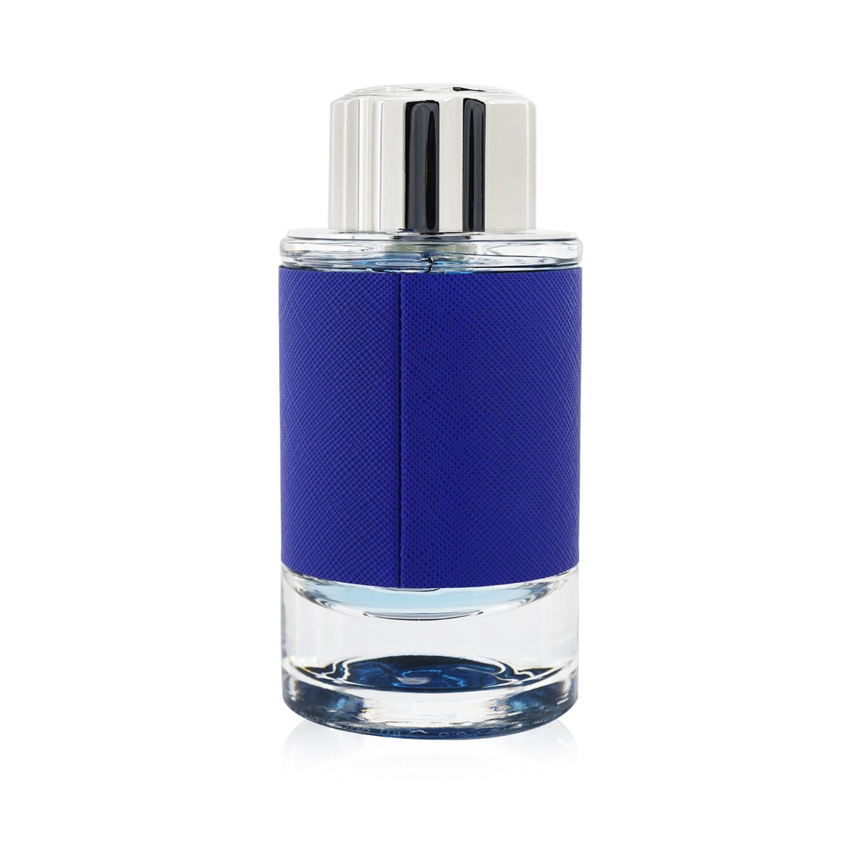 Montblanc Explorer Ultra Blue Eau De Parfum Spray, a citrus aromatic scent for men, featuring fresh bergamot and warm ambergris.