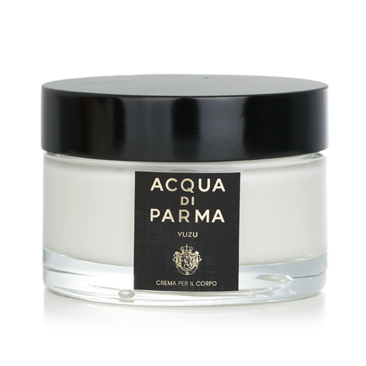 Luxurious Acqua Di Parma Yuzu Body Cream with silky texture, natural glycerin, and shea butter for radiant, moisturized skin.