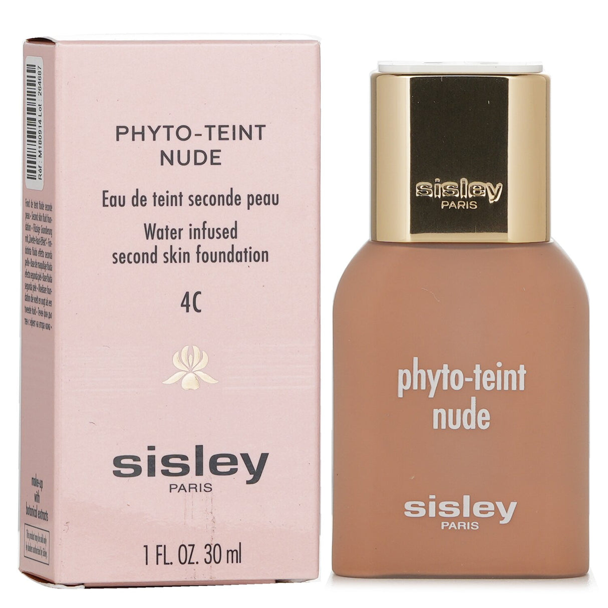 Sisley Phyto Teint Nude Water Infused Second Skin Foundation  -# 4C Honey 30ml/1