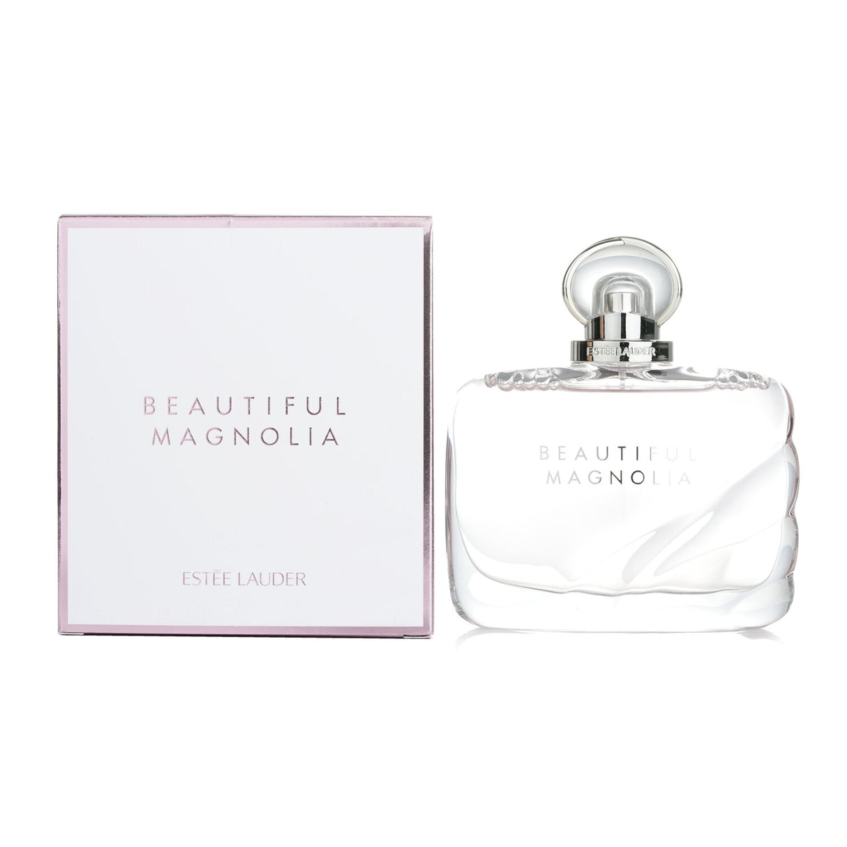 Estee Lauder Beautiful Magnolia Eau De Parfum, 100ml, a floral green fragrance with notes of magnolia, rose, and warm woods.