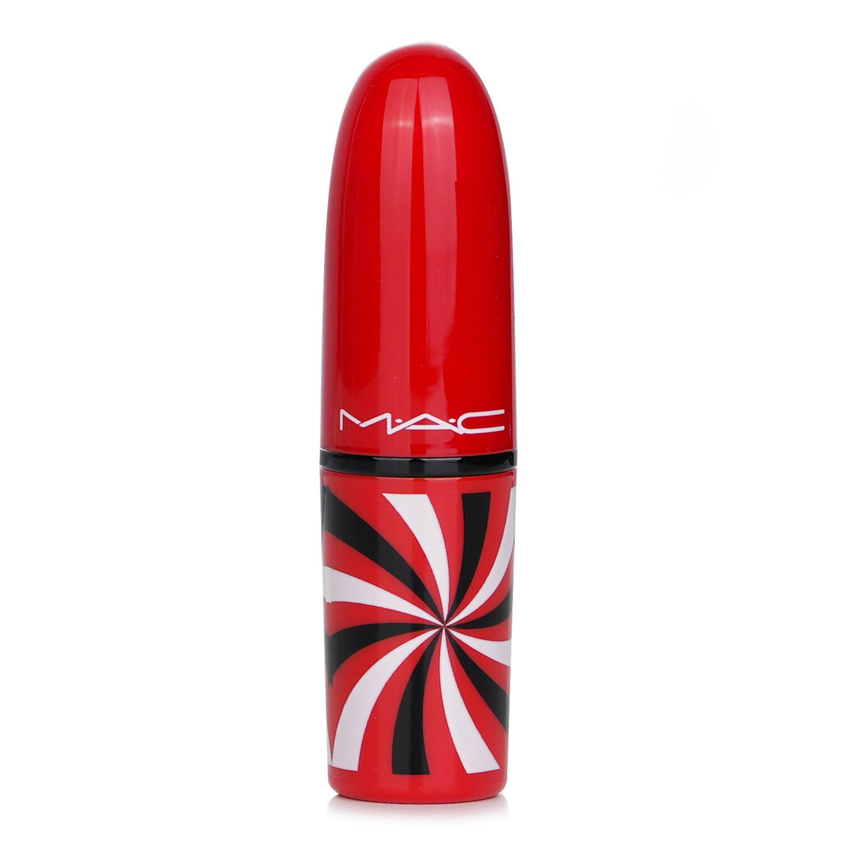 MAC Lipstick in #Magic Charmer, a matte finish with rich color, infused with Vitamin E, and a delightful vanilla aroma.