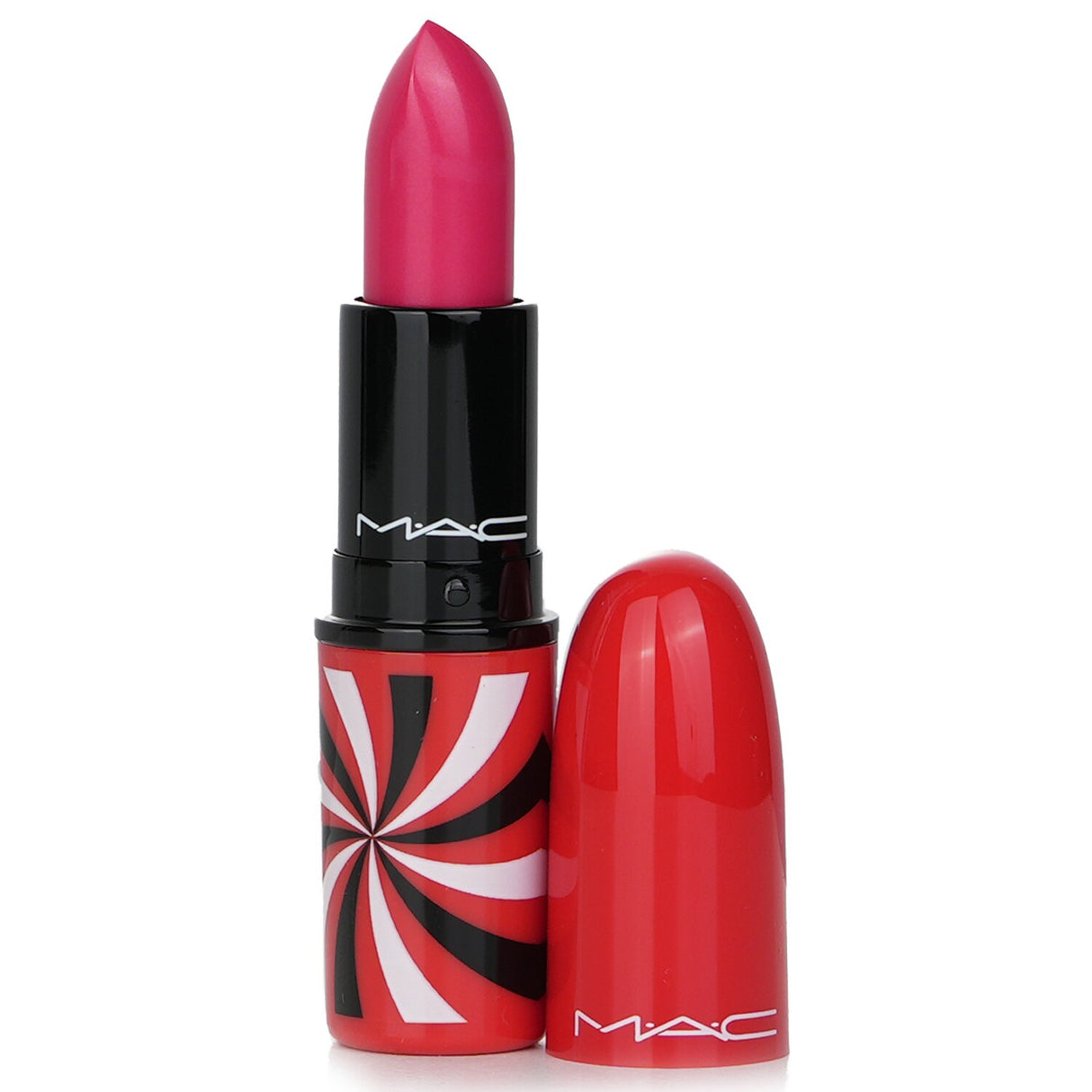 MAC Lipstick in #Say The Magic Word, a hydrating, high-color formula with a smooth finish and delightful vanilla scent.