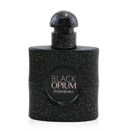 Sleek black bottle of Yves Saint Laurent Black Opium Extreme, a bold, spicy, and long-lasting women's fragrance in 30ml.