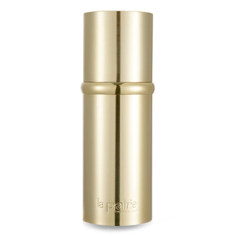 La Prairie Pure Gold Radiance Concentrate, a 30ml luxurious serum, infuses skin with gold for hydration and youthful glow.