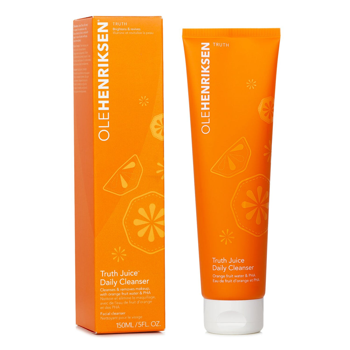 Ole Henriksen Truth Juice Daily Cleanser in a 150ml bottle, a gel crème formula for effective cleansing and brightening.