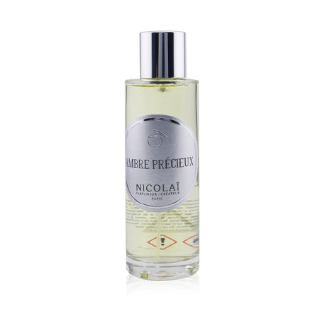 Luxurious Nicolai Ambre Precieux room spray (100ml) for a warm, calming atmosphere and sophisticated home fragrance.