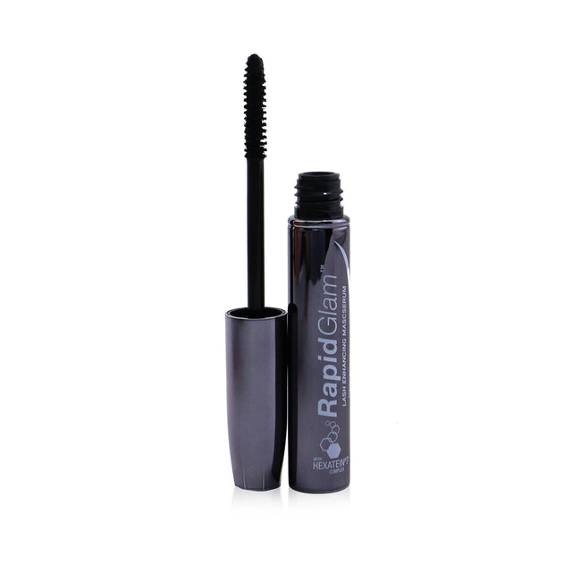 Lash serum and mascara hybrid revitalizing weak, thin lashes with volume, curl, and a creamy black finish in 4g size.