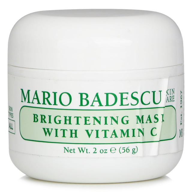 Brightening facial mask with Vitamin C, designed to revitalize skin, improve uneven tone, and enhance radiance.