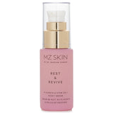 MZ Skin night serum in a sleek 30ml bottle, featuring placenta, stem cells, and peptides for rejuvenating skin overnight.