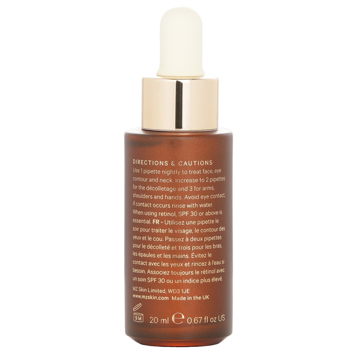 Vegan night serum with 2% encapsulated Retinol for rejuvenating, firming, and smoothing skin while reducing fine lines.