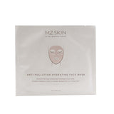 Vegan hydrogel face mask set of 5, enriched with Vitamin C for hydration and pollution protection; ideal for all skin types.