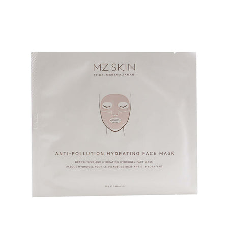 Vegan hydrogel face mask set of 5, enriched with Vitamin C for hydration and pollution protection; ideal for all skin types.