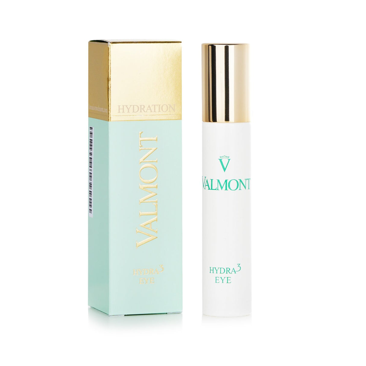 Luxurious Valmont Hydra 3 Eye emulsion for triple hydration, reducing dark circles and revitalizing the eye area.