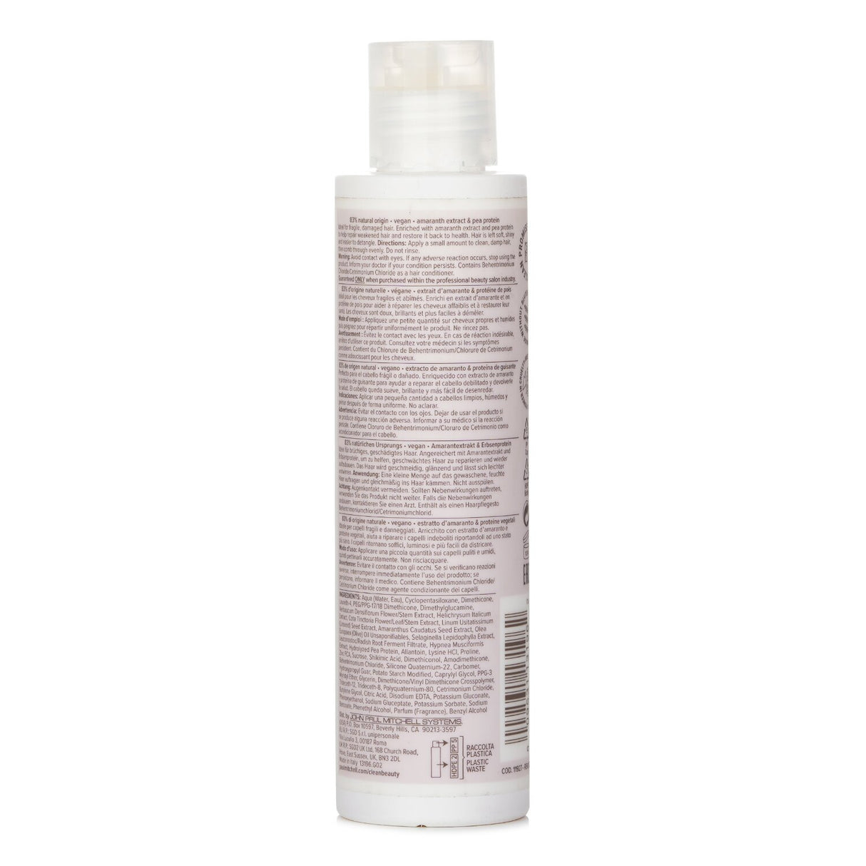 Paul Mitchell Clean Beauty Repair Leave-In Treatment in a 150ml bottle, enriched with organic ingredients for healthy, shiny hair.