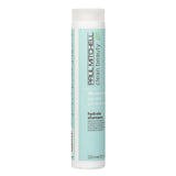 Hydrating Paul Mitchell shampoo with organic ingredients, designed for dry hair; sulfate-free and vegan-friendly.