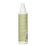 Lightweight leave-in conditioner with argan oil and aloe vera for all hair types, offering hydration and shine.