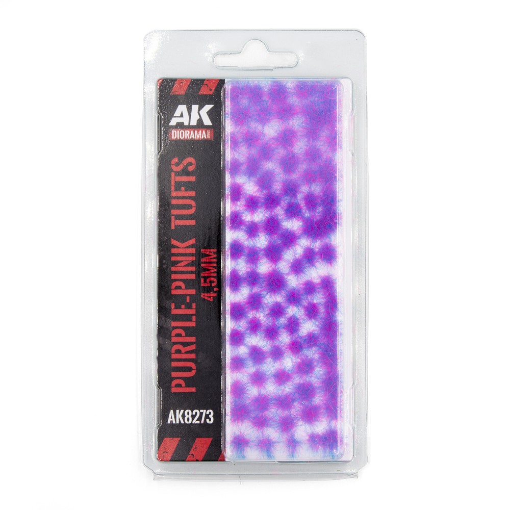 AK Interactive - Dioramas - Purple-Pink Tufts 4,5Mm - Miniature Terrain