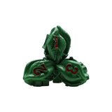 LPG Dice Leaf RPG Set Green/Red