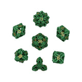 LPG Dice Leaf RPG Set Green/Gold