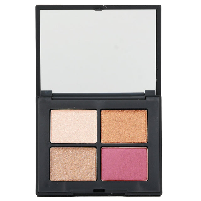 NARS Quad Eyeshadow #Singapore palette featuring four rich, versatile shades with a velvety texture for stunning eye looks.