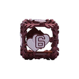 LPG Dice Heart RPG Set Red/White