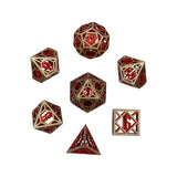 LPG Dice Diamond RPG Set Gold/Red
