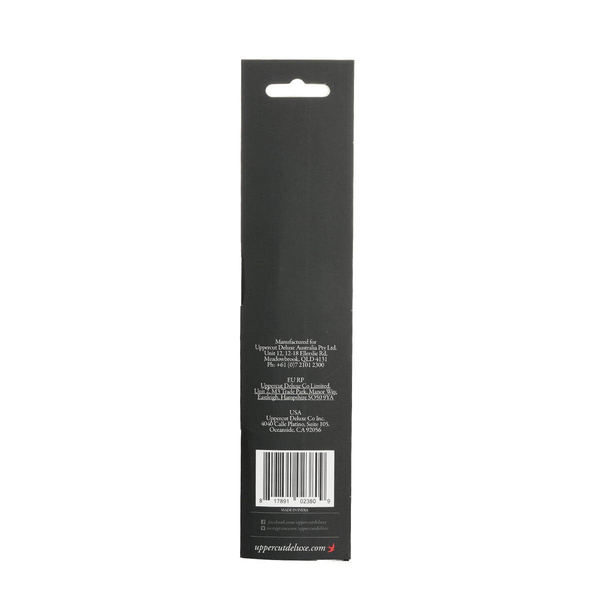 Uppercut Deluxe CB11 Rake Comb  1pc
