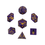 LPG Dice Mage RPG Set Purple/Gold
