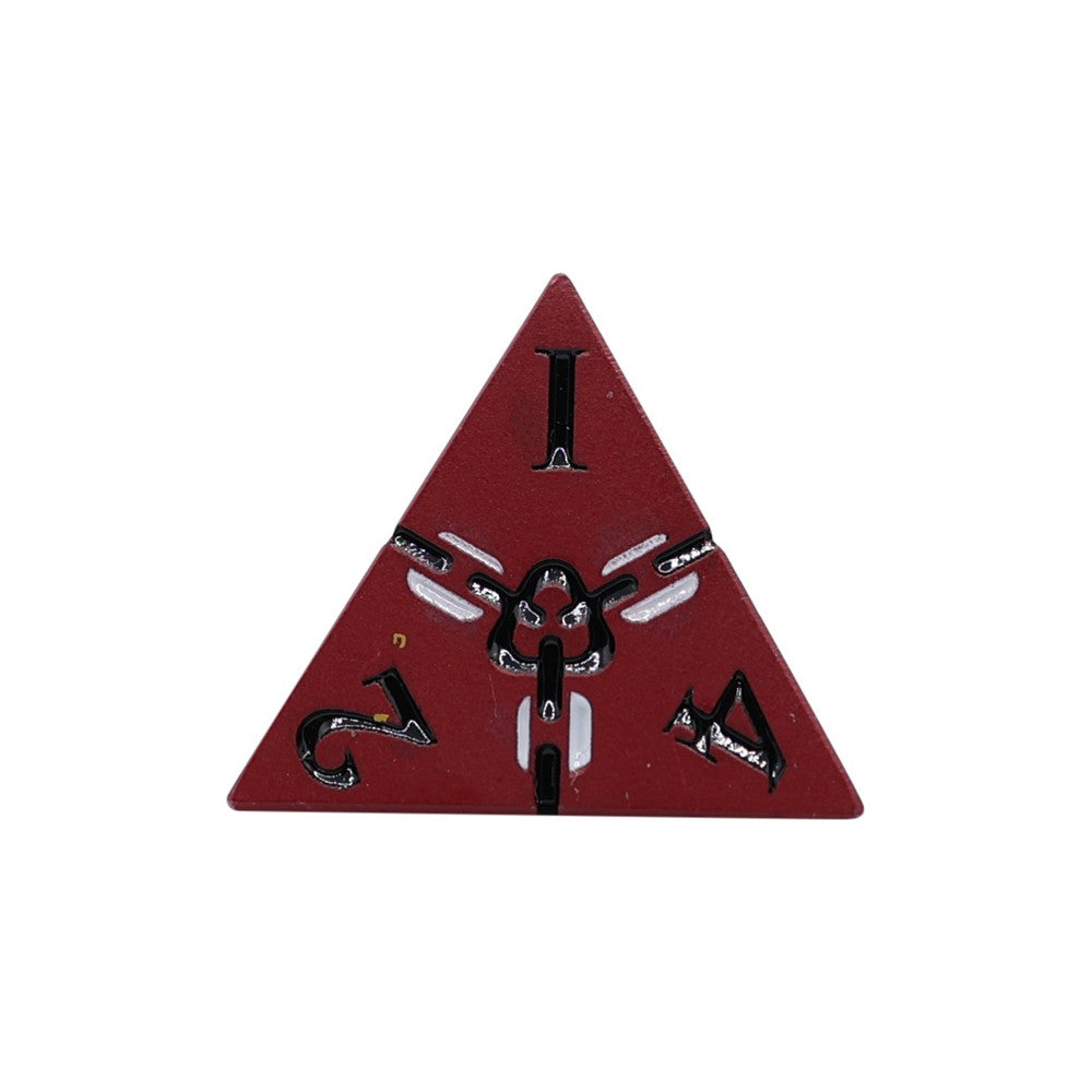 LPG Dice Warrior RPG Set Red/Black