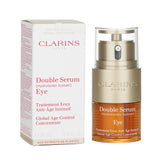 Clarins Double Serum Eye: anti-aging eye treatment with 96% natural ingredients for fine lines and puffiness.
