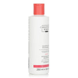 Nourishing shampoo with prickly pear oil for dry, damaged hair, promoting shine and taming frizz for a sleek finish.