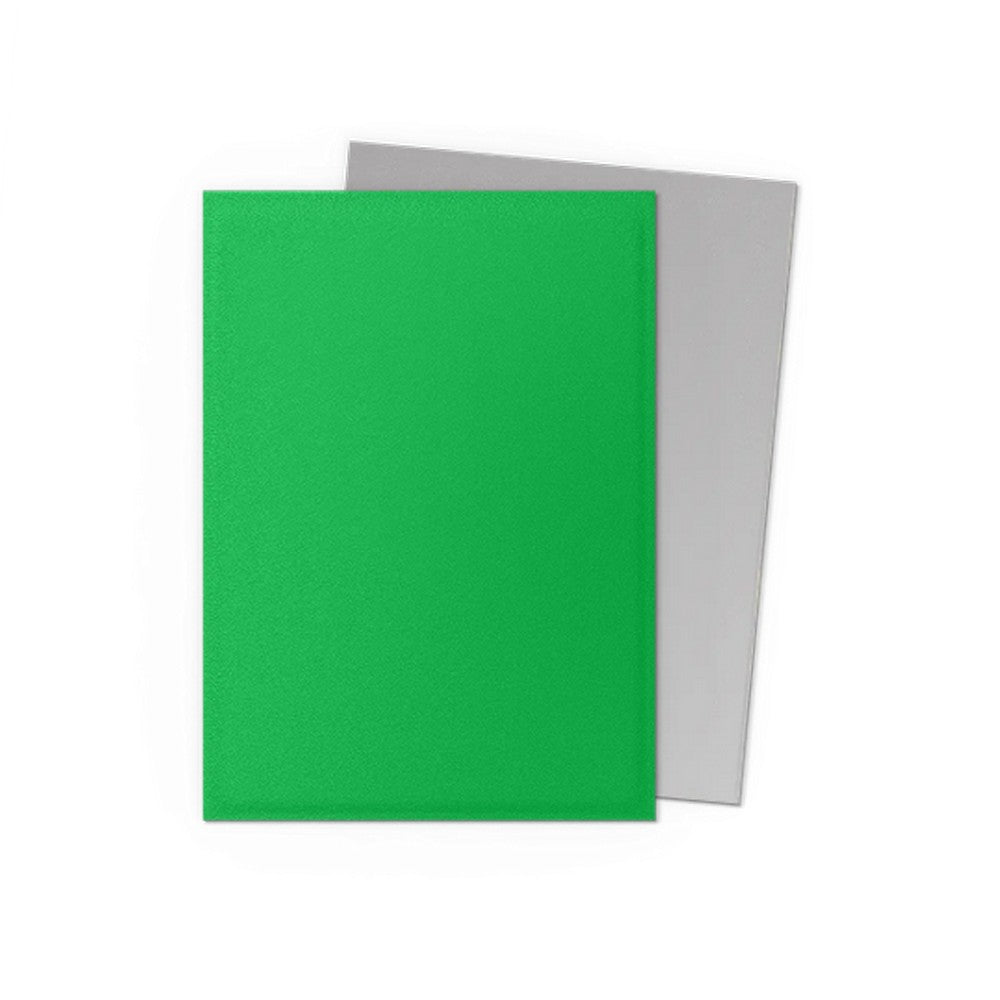 Dragon Shield: Sleeves  - Matte Dual  - Apple Green & Silver