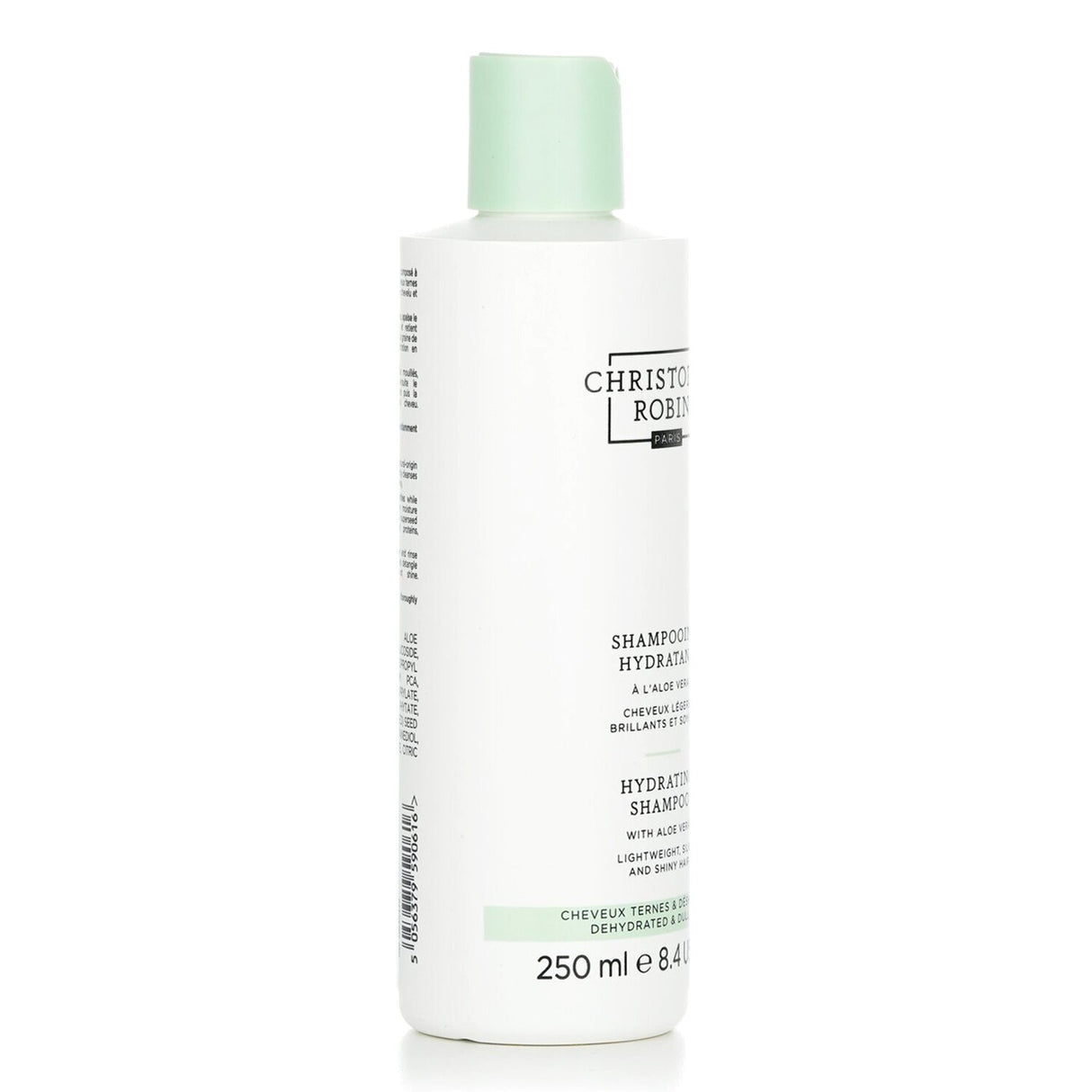 Luxurious hydrating shampoo with aloe vera, gently cleansing and revitalizing dry hair for softness and shine.