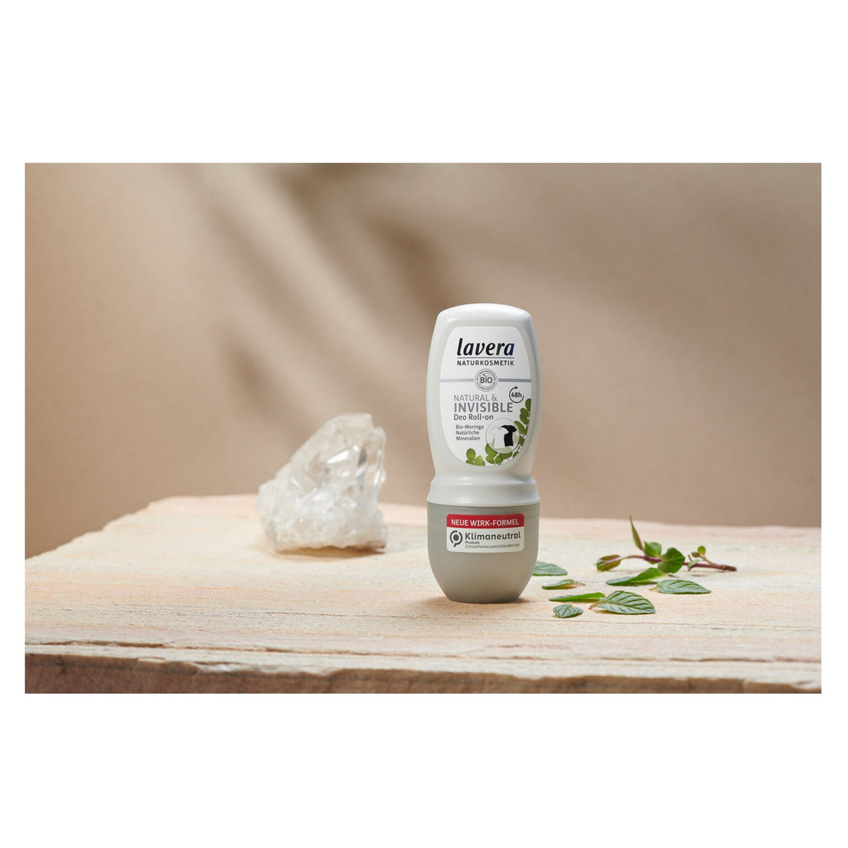 Lavera - Deo Roll-On (Natural & Invisible) - With Organic Moringa & Natural Mine