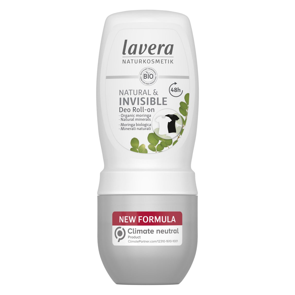 Lavera - Deo Roll-On (Natural & Invisible) - With Organic Moringa & Natural Mine