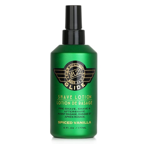 Non-foaming shaving gel in Spiced Vanilla for a smooth shave, precise edging, and soothing skin benefits for all skin types.