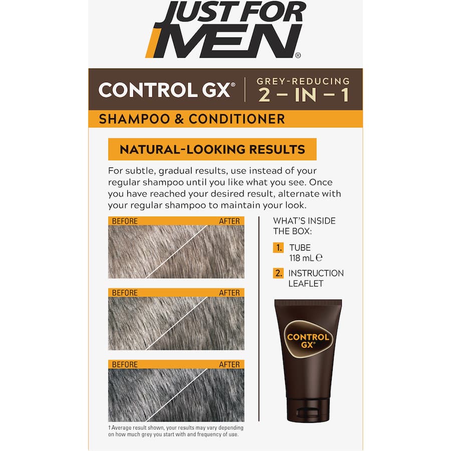 Just For Men Control Gx Shampoo Regular 118mL