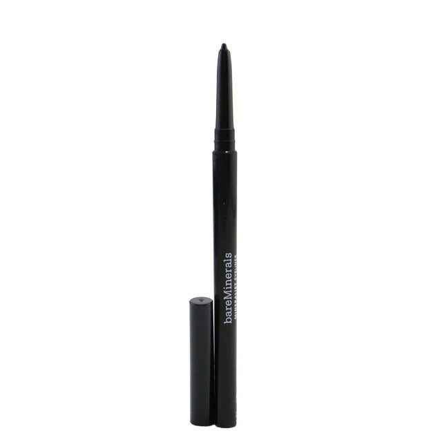 Vegan, waterproof eyeliner in #Onyx, enriched with avocado oil, glides on smoothly for vibrant, long-lasting color.