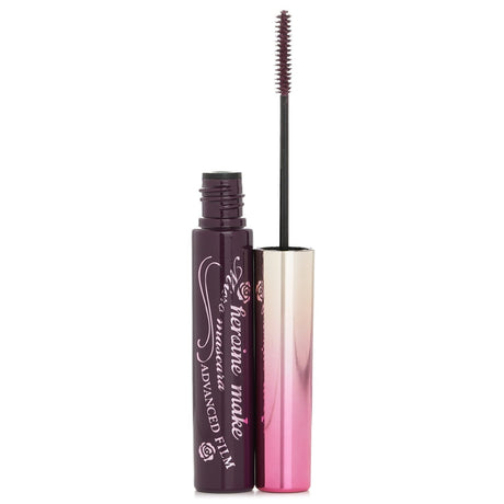 KISS ME Heroine Make Micro Mascara in #50 Mauve Pink features a precise brush for full, curled lashes with nourishing ingredients.