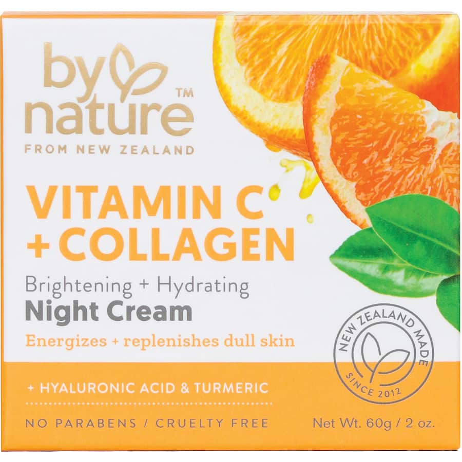 By Nature Night Cream Vitamin C & Collagen 60g
