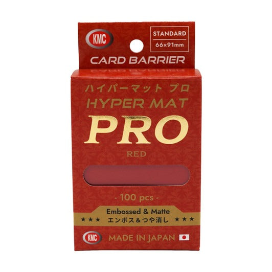 KMC: Sleeves  - Hyper MAT PRO: Red