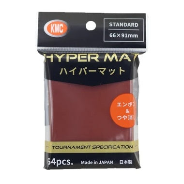 KMC: Sleeves  - Hyper MAT: Red