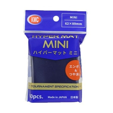 KMC: Mini Sleeves  - Hyper MAT: Blue