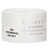 CosMedix B Complex Vitamin B Boosting Powder, a 6g skincare blend for hydration, clarity, and improved skin tone.